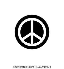 Peace icon  sign template