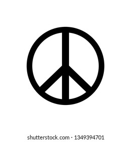 Peace icon. sign vector illustration