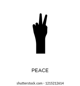 Peace icon. Peace symbol design from Political collection. Simple element vector illustration on white background.