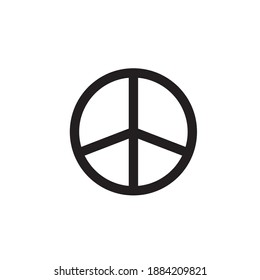 peace icon symbol vector design