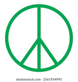 Peace icon symbol. Vector illustration.