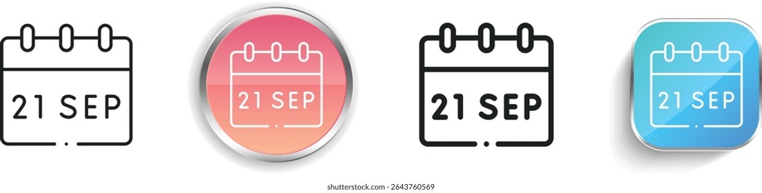 peace icon. Thin Linear, Regular and Button Style Design Isolated On White Background