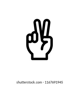 peace icon vector