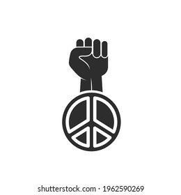 peace icon vector illustration design template web
