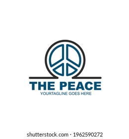 peace icon vector illustration design template web