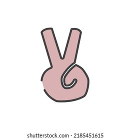 plantilla de logotipo de ilustración de vector de icono de paz para muchos fines. Aislado sobre fondo blanco. caricatura a color completo