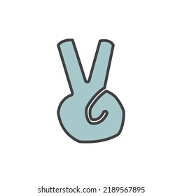 Plantilla de logotipo de ilustración de vectores de icono de paz para muchos fines. Aislado sobre fondo blanco. caricatura a color completo