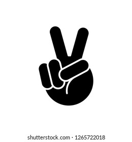 peace icon vector template