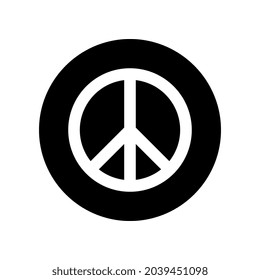 Peace Icons. Peace icon vector design illustration. Peace icon simple sign. 