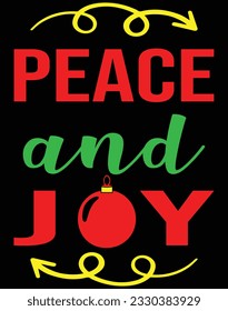 Peace and joy EPS file for cutting machine. You can edit and print this vector art with EPS editor.