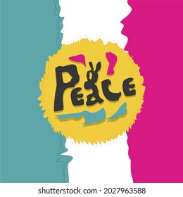 peace lettering shape vector graphic illustration
perfect for t-shirt