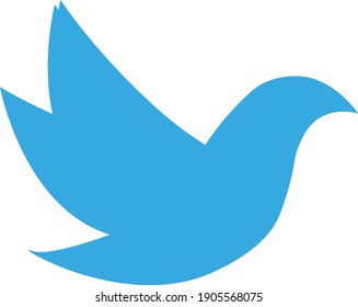 Peace Logo In The Style Of A Dove. World Peace. Friendship Of Nations. Nobel Peace Prize.