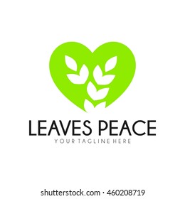 Peace logo template, World Peace symbol.