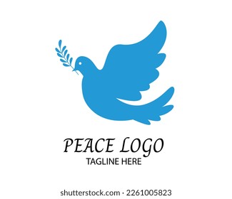 Peace logo template, World Peace symbol. Stock vector illustration EPS 10