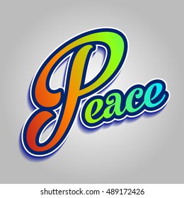 peace logo type