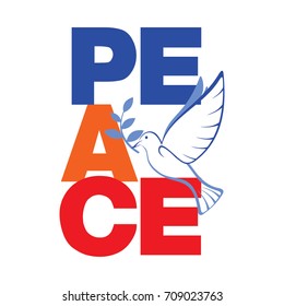Peace Logo Vector Template Design