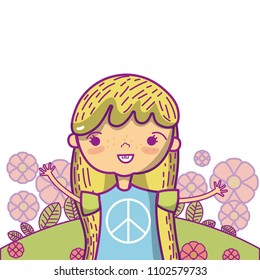 Peace Love Cartoons Stock Vector (Royalty Free) 1102579733 | Shutterstock