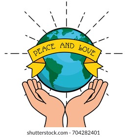 Peace and love design