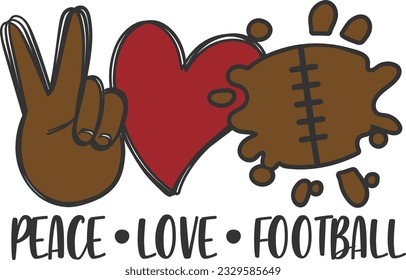 Peace Love Football - Peace And Love