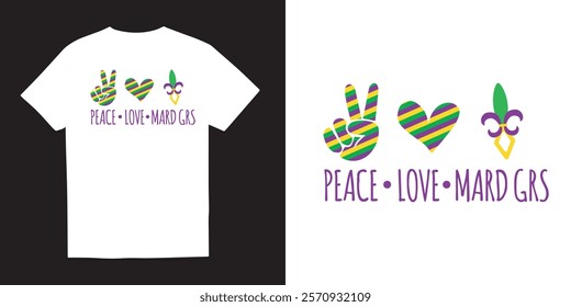 Peace love gras Mardi gras tshirt design, Mardi Gras Tshirt design, Fleur De Lis Png, Mardi Gras Coquette Bow tshirt design, Hand Drawn, Brushstroke