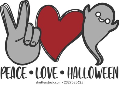 Peace Love Halloween - Peace And Love