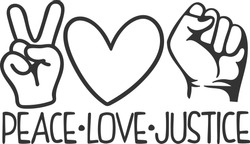 Peace Love Justice | Stop Racism