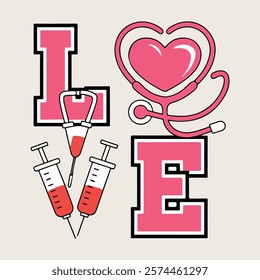 Peace Love Nurse T shirt Design Lover. Peace Love Nursing, t-shirt design, Nursing, Vector, nurse practitioner t shirt design template.  Nurse life, Doctors Office Life, Nurse T-shirt, badge, emblem.