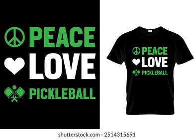 Paz amor pickleball - Pickleball T shirt 