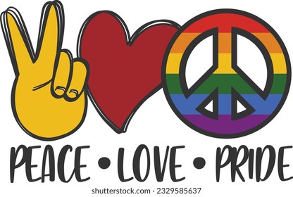 Peace Love Pride - Peace And Love