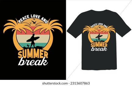 Peace Love And Summer Beach T shiort Design,Summer Retro T Shirt Design,Summer quotes t shirt designs,Summer Vintage Shirt Design, Quotes about Summer,Summer Design for Shirts,summertime,sunshine