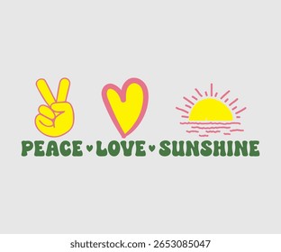 Peace Love Sunshine, Happy Spring Eps design, Spring Eps Cut File, Hoppy t shirt, Bunny and spring Eps, Egg for Kids, Cut File Cricut