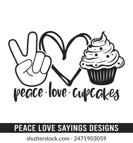 Peace love tacos, peace love saying designs
