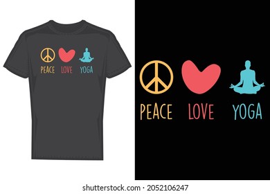 Tranquilidad: camisa de yoga, amante del yoga, camisetas de paz, camiseta que ama el yoga.