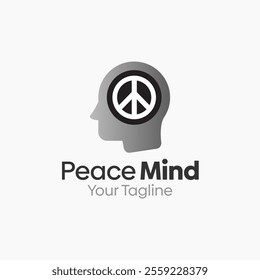 Peace Mind Logo Design Template. Good for Business, Agency, Community and Organization.