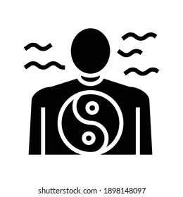 peace of mind people value glyph icon vector. peace of mind people value sign. isolated contour symbol black illustration