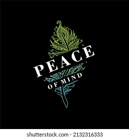 peace of mind print design ready to print