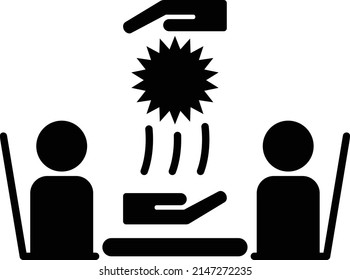 Peace Not War. Hope icon vector illustration