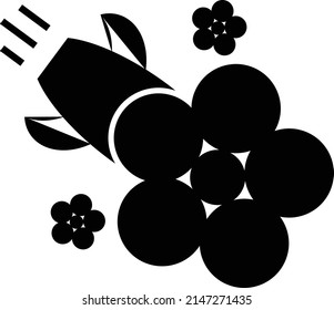 Frieden nicht Krieg. Kein Krieg-Symbol, Vektorgrafik