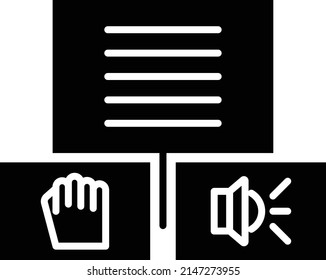 Peace Not War. Protest icon vector illustration