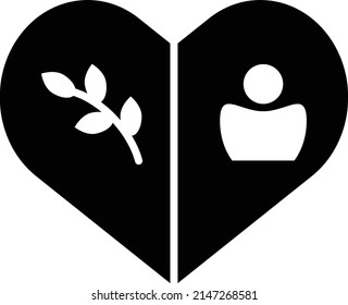 Peace Not War. Respect icon vector illustration