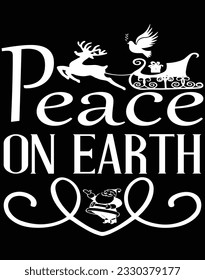 Peace on earth EPS file for cutting machine. You can edit and print this vector art with EPS editor.