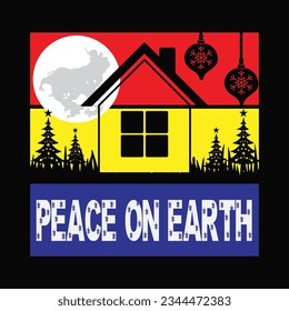 Peace on earth t-shirt design. Here You Can find and Buy t-Shirt Design. Digital Files for yourself, friends and family, or anyone who supports your Special Day and Occasions.
