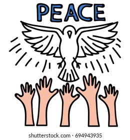 Peace pin up and t shirt design