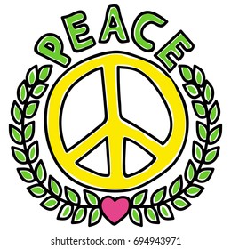 Peace pin up and t shirt design