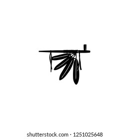peace pipe vector icon. peace pipe sign on white background. peace pipe icon for web and app