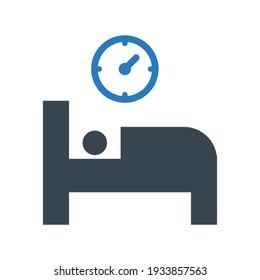 Peace Relax icon.uhr,wartet (Vektorgrafik)