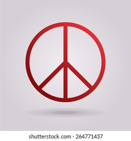 Peace sign.