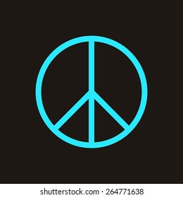 Peace sign.