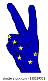 Peace Sign of Alaska flag