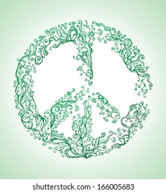 Peace sign drawing hands.